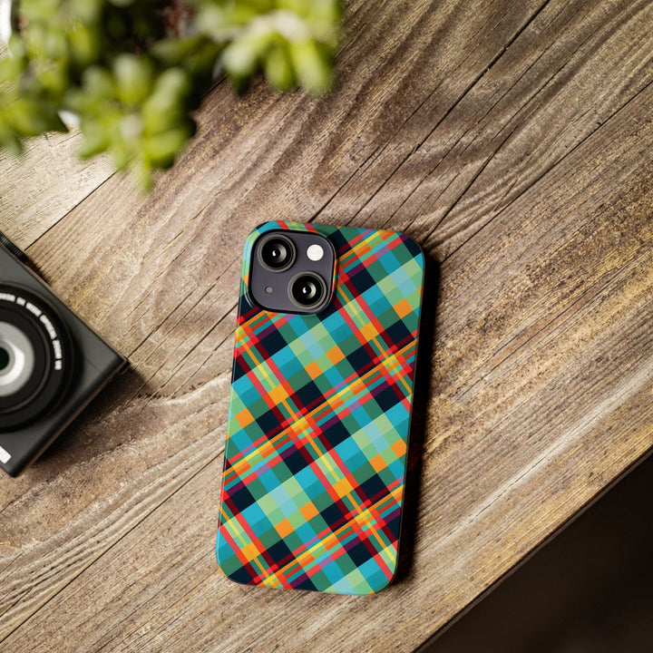 Slim Checkered Plaid Gift for Her Cute Phone Cases for Iphone 16 Pro Max | iPhone 15 Case | iPhone 15 Pro Max Case, Iphone 14, 13, 12, 11, 10, 8, 7 - Studio40ParkLane
