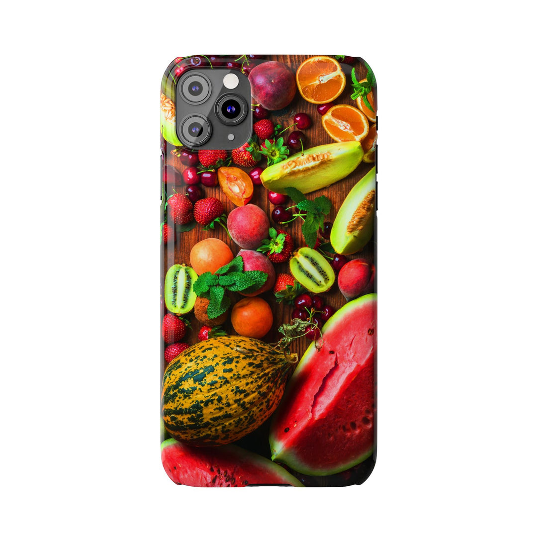 Slim Fall Fruit Collage Phone Cases for Iphone 16 | iPhone 15 Case | iPhone 15 Pro Max Case, Iphone 14, Iphone 14 Pro Max, Iphone 13, Slim Mom Dad Gift - Studio40ParkLane