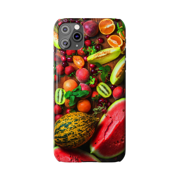 Slim Fall Fruit Collage Phone Cases for Iphone 16 | iPhone 15 Case | iPhone 15 Pro Max Case, Iphone 14, Iphone 14 Pro Max, Iphone 13, Slim Mom Dad Gift - Studio40ParkLane