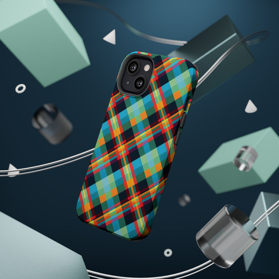Checkered Plaid Magsafe Gift for Her Cute Phone Case for Iphone, | iPhone 16 | iPhone 15 Pro Max, Iphone 14 Pro Max, 13 12 11 10 9 8 7 - Studio40ParkLane