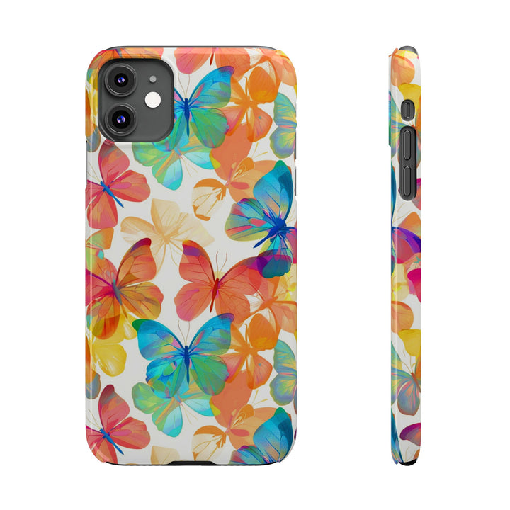 Slim Cute Phone Cases for Iphone - | iPhone 15 Case | iPhone 15 Pro Max Case, Iphone 14 Case, Iphone 14 Pro Max, Iphone 13, Summer Bright Butterflies - Studio40ParkLane