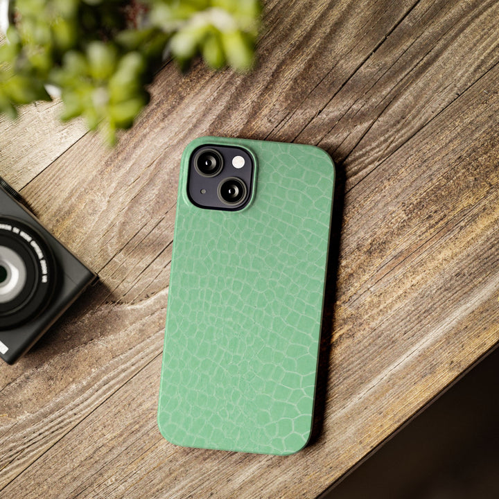 Slim Non Leather Mint Color Pattern Gift for Her Cute Phone Cases for Iphone 16 Pro Max | iPhone 15 Case | iPhone 15 Pro Max Case, Iphone 14, 13, 12, 11, 10, 8, 7 - Studio40ParkLane