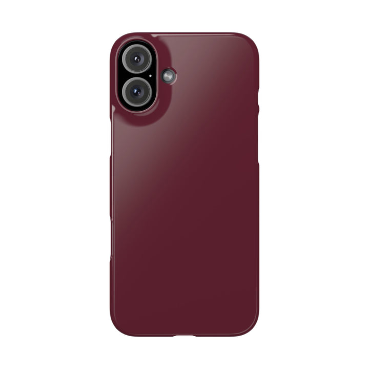 Slim Burgundy Maroon Gift for Her Aesthetic Cute Phone Case for Iphone 16 - | iPhone 15 Pro Max Case | iPhone 14 Case 13 12 11 10 9 8 7 - Studio40ParkLane