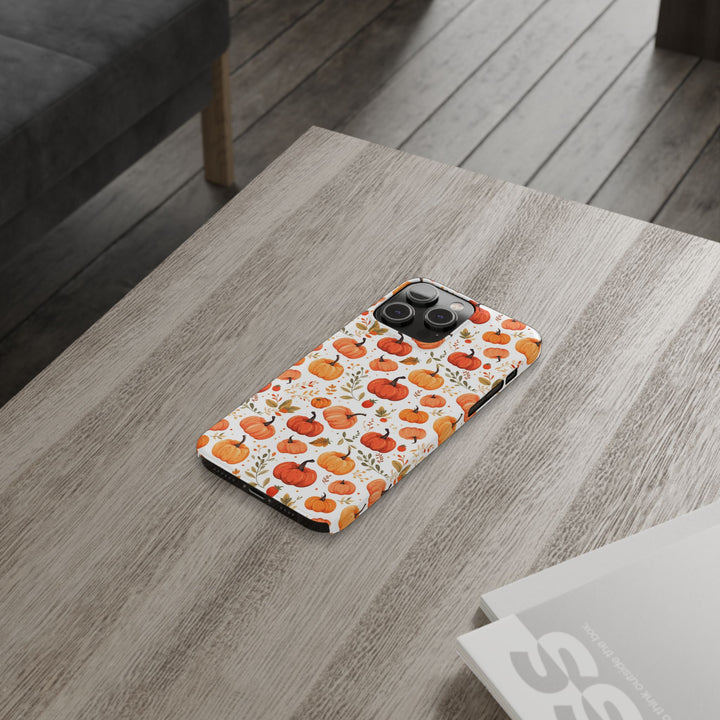 Slim Fall Autumn Pumpkins Gift for Her Cute Phone Cases for Iphone 16 | iPhone 15 Case | iPhone 15 Pro Max Case, Iphone 14, Iphone 14 Pro Max, Iphone 13, Slim - Studio40ParkLane
