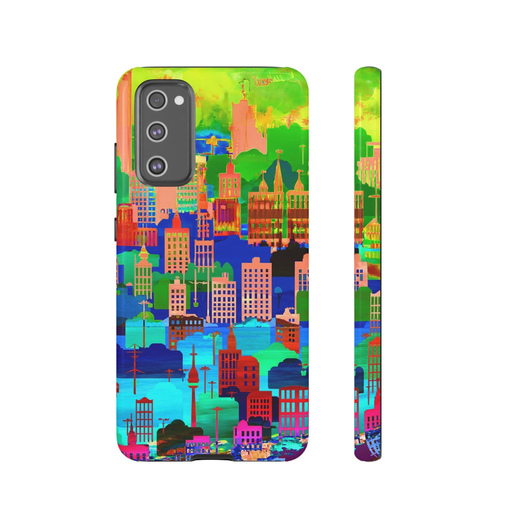 Cute Samsung Case | Cool Iphone Case | Summer City Skyline, Samsung S24, S23, S22, S21, IPhone 15 Case | Iphone 14 Case, Iphone 13 Case - Studio40ParkLane