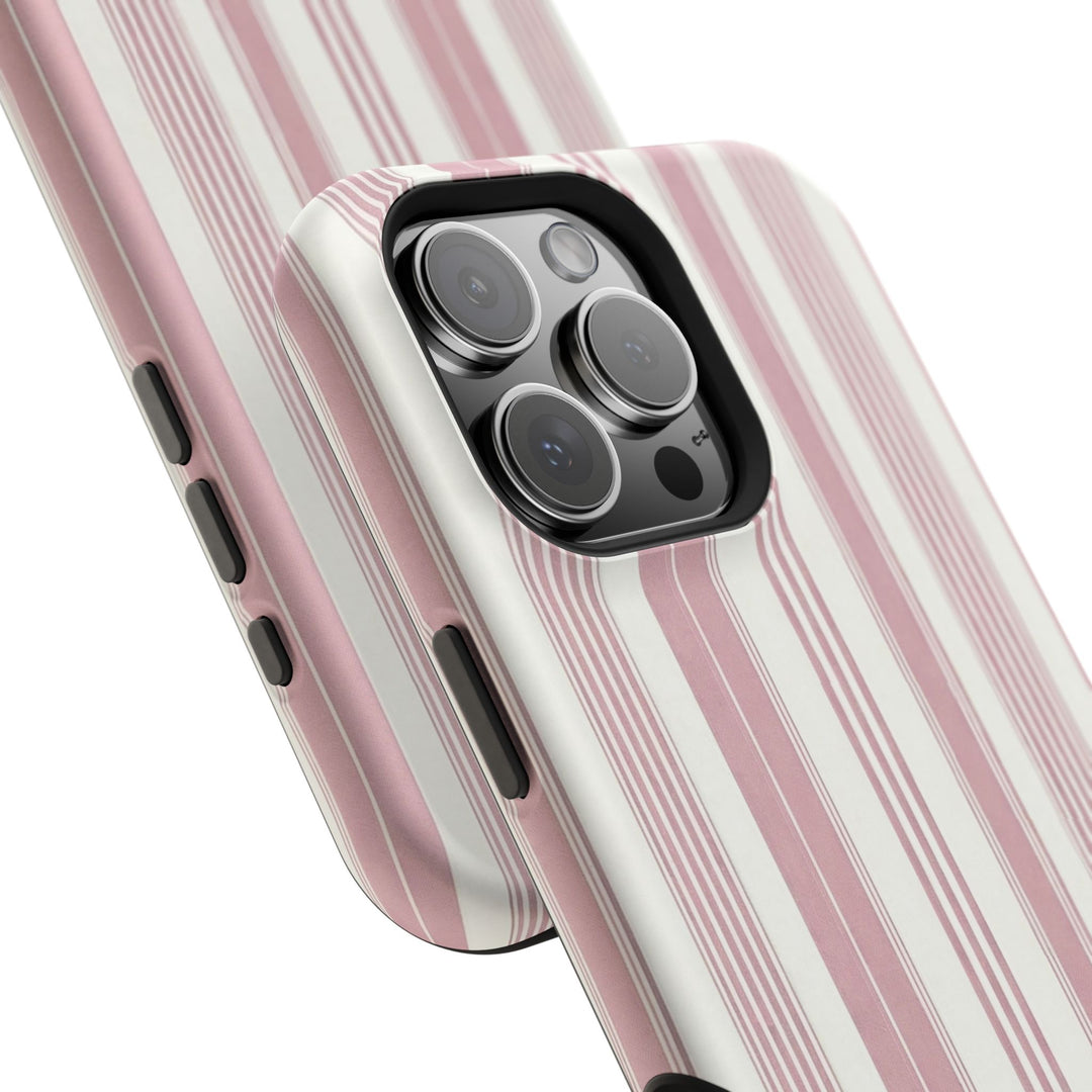 MagSafe Cute Phone Case, Coastal Striped Phone Case for iPhone 17 16 15 14 13 12 Pro Max, Samsung S26 S25 S24 Ultra case - Studio40ParkLane