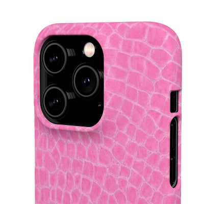 Snap Non Leather Pink Color Pattern Gift for Her Cute Phone Cases for Samsung Galaxy S24, S23, S22, S21, S20, Plus, Ultra, Iphone 16, 15, 14, Pro and Max - Studio40ParkLane