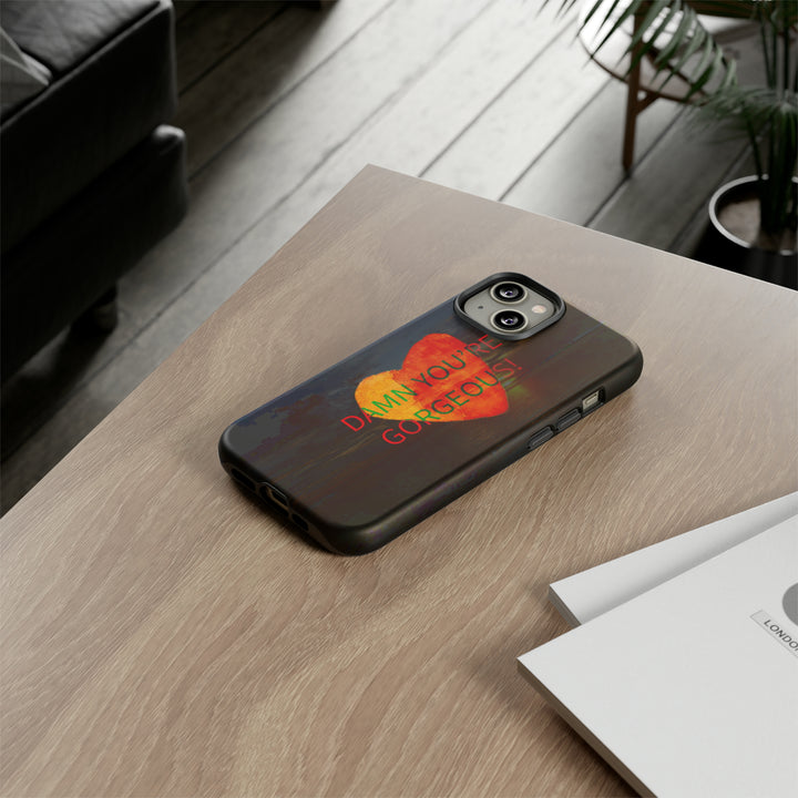 Cute IPhone Case | iPhone 15 Case | iPhone 15 Pro Max Case, Iphone 14 Case, Iphone 14 Pro Max Case IPhone Case for Art Lovers, Heart Sunset - Studio40ParkLane