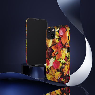 Aesthetic Tough Fall Leaves Foliage Premium Phone Case - For iPhone 17 Pro Max iPhone 16 Pro iPhone 15 Iphone 14 Plus 13 Pro 12 11 10 XR - Studio40ParkLane