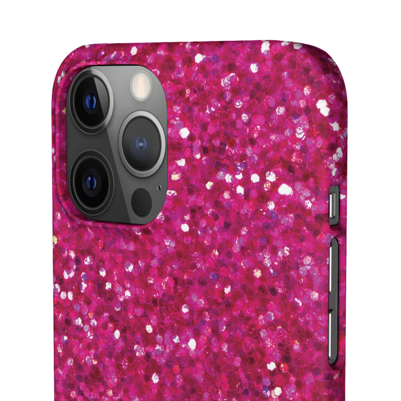 Snap Non-Glitter Muted Pink Play on "Faux" Glitter Effect Cute Phone Cases for Samsung and Iphone, 16, 15, 14, S24, S23, S22, S21, S20, Plus and Ultra