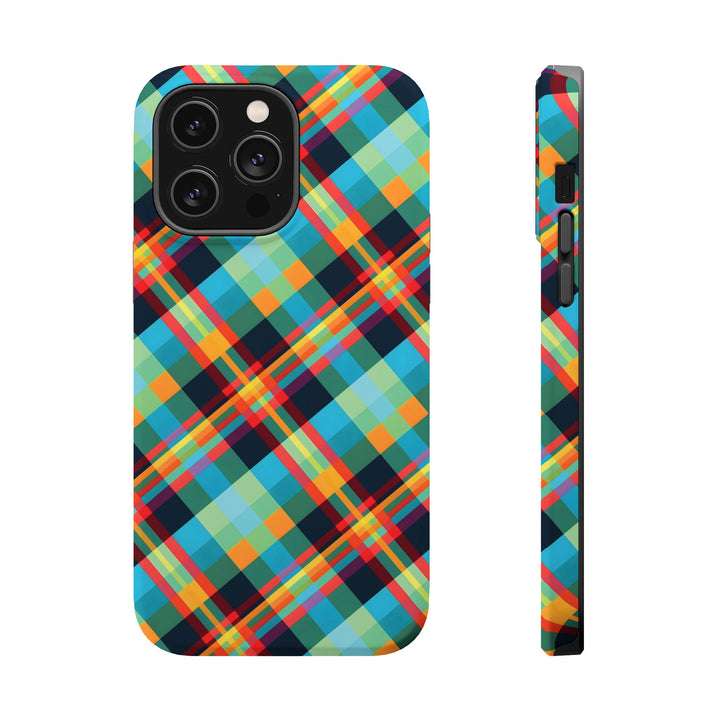 Checkered Plaid Magsafe Gift for Her Cute Phone Case for Iphone, | iPhone 16 | iPhone 15 Pro Max, Iphone 14 Pro Max, 13 12 11 10 9 8 7 - Studio40ParkLane
