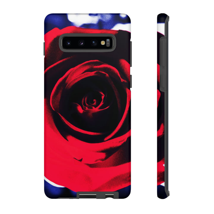 Cute Samsung Phone Case | Aesthetic Samsung Phone Case | Red Rose | Galaxy S23, S22, S21, S20 | Luxury Double Layer | Cool - Studio40ParkLane