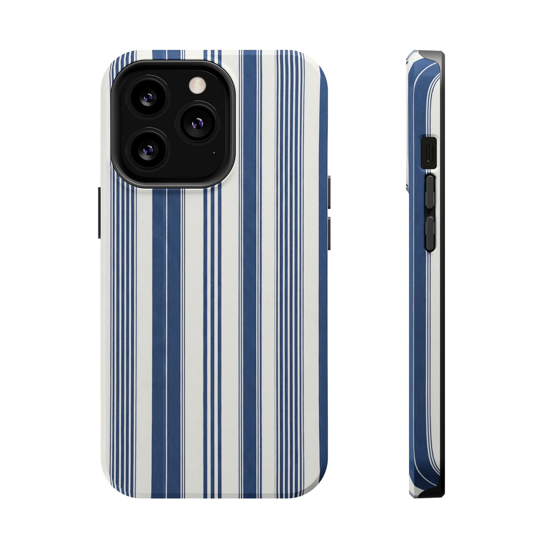 MagSafe Cute Phone Case, Coastal Striped Phone Case for iPhone 17 16 15 14 13 12 Pro Max, Samsung S26 S25 S24 Ultra case - Studio40ParkLane