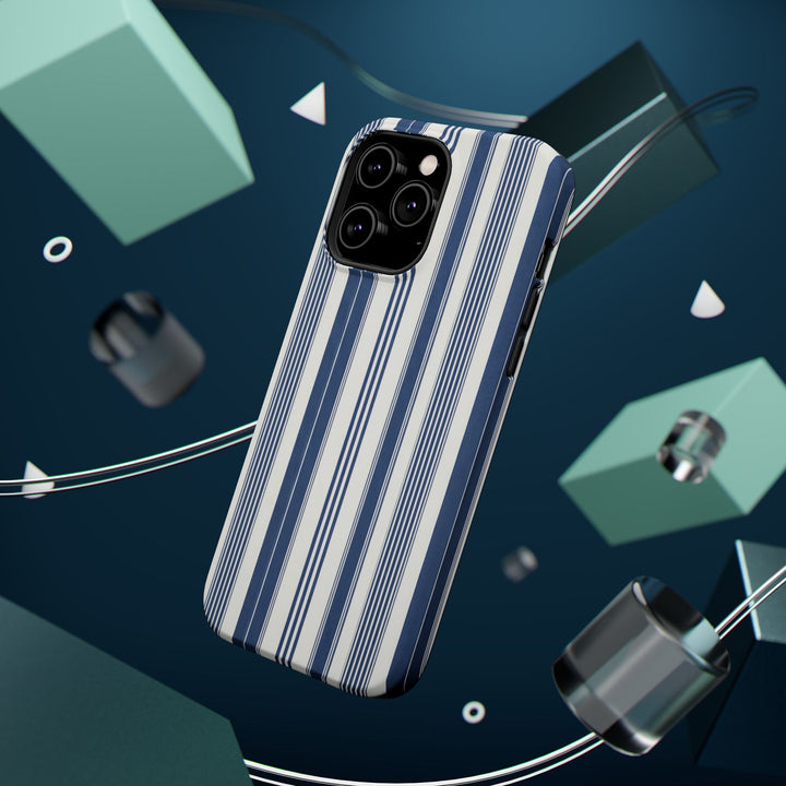 MagSafe Cute Phone Case, Coastal Striped Phone Case for iPhone 17 16 15 14 13 12 Pro Max, Samsung S26 S25 S24 Ultra case - Studio40ParkLane