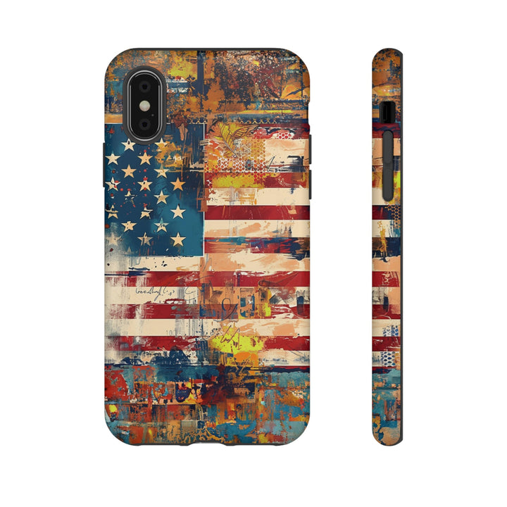Impact Resistant, American Flag, Cute Phone Cases for Samsung S24, S23, S22, S21, IPhone 15 pro Iphone 14 pro Iphone 13 IPhone 12 Iphone 11 - Studio40ParkLane