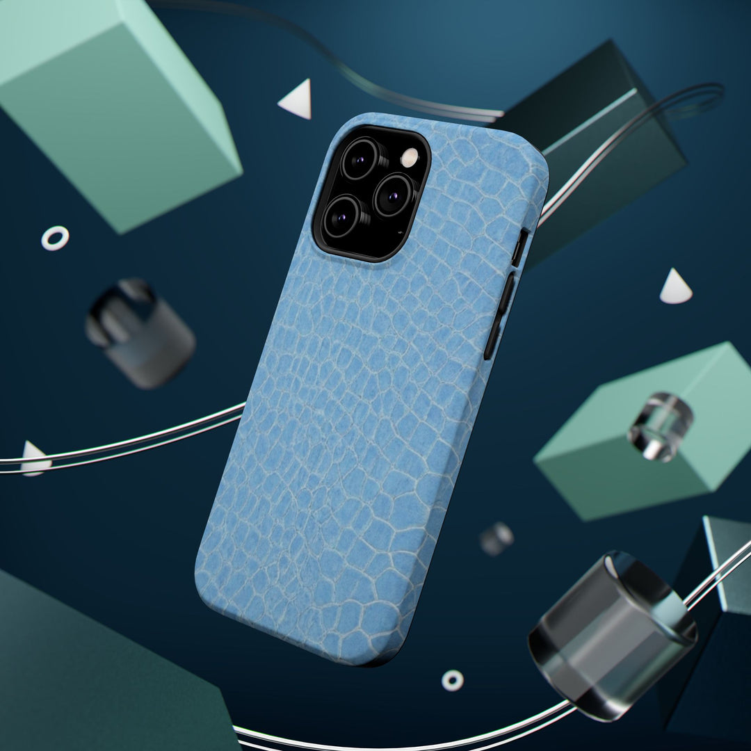 Non Leather Blue Color Pattern Magsafe Cute Phone Case for Iphone Gift for Her, | iPhone 15 Case | iPhone 15 Pro Max Case, Iphone 14, Iphone 14 Pro Max, Iphone 13, Iphone 16 - Studio40ParkLane