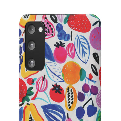 Snap Summer Fruit Gift for Her Cute Phone Cases for Samsung Galaxy S24, S23, S22, S21, S20, Plus, Ultra, Iphone 16, 15, 14, Pro and Max