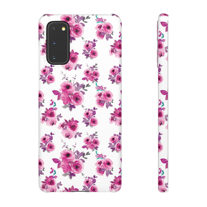 Sleek Snap Flowers Gift for Her Cute Phone Case for iPhone 16 15 14 13 12 11 X Xs Max Xr Pro Plus Samsung Galaxy S24 S23 S22 S21 S20 Ultra