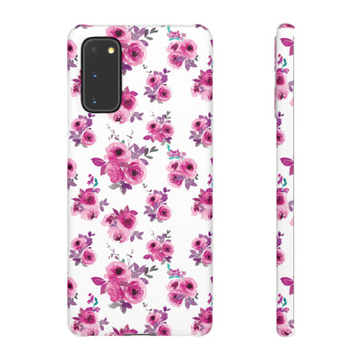 Snap Spring Flowers Cute Phone Cases for Samsung S24, S23, S22, S21, S20, Plus and Ultra, Iphone 16 Pro Max, Iphone 15, 14, 13, 12, 11, 10,9 - Studio40ParkLane