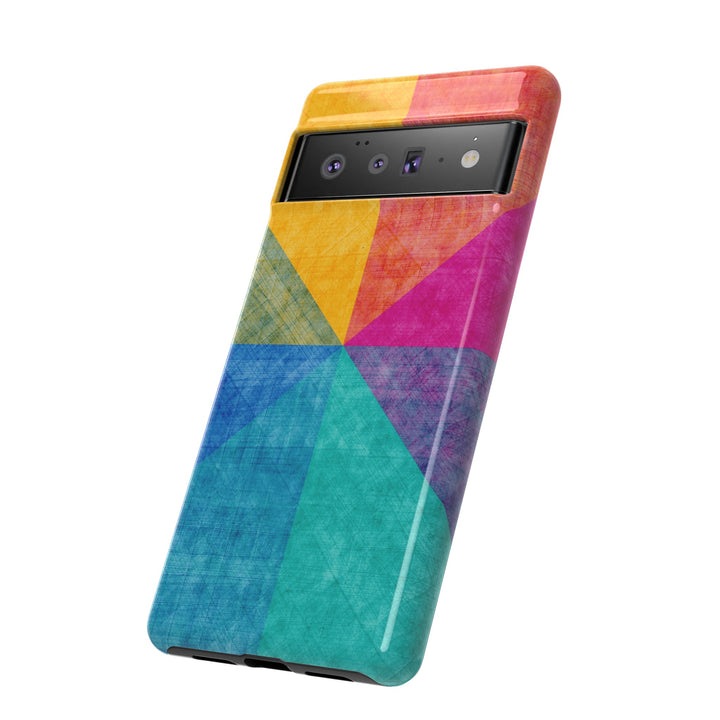 Impact Resistant, Colored Shapes, Cute Phone Cases for Samsung S24, S23, S22, S21, IPhone 15 pro Iphone 14 pro Iphone 13 IPhone 12 Iphone 11 - Studio40ParkLane
