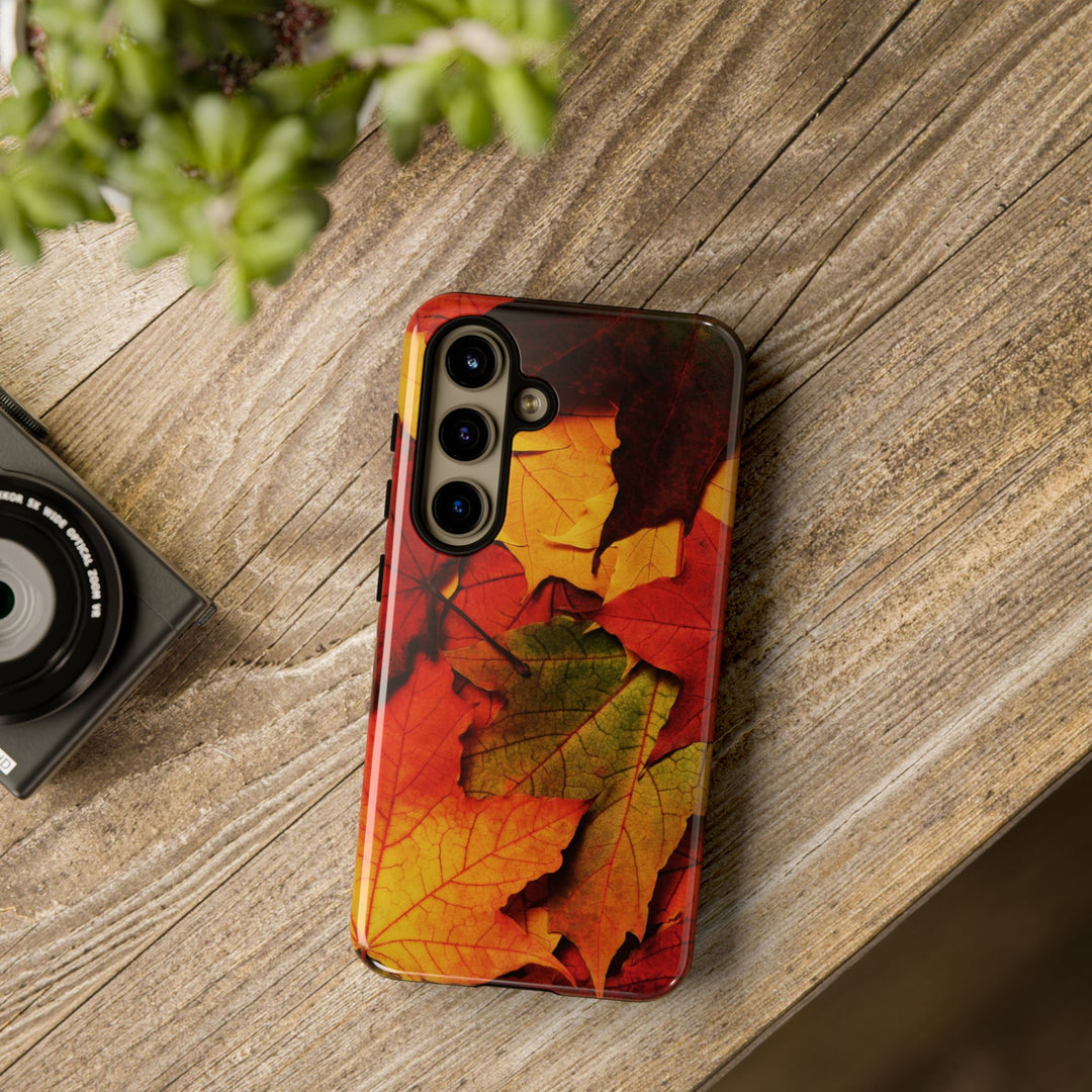 Autumn Fall Leaves Gift Cute Phone Case for, Samsung Galaxy S24, S23, S22, S21, IPhone 16 Case | Iphone 15, Iphone 14, IPhone 13 Case Mom Dad Gift - Studio40ParkLane