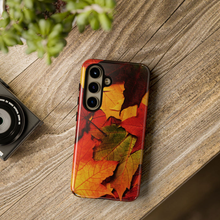 Autumn Fall Leaves Gift Cute Phone Case for, Samsung Galaxy S24, S23, S22, S21, IPhone 16 Case | Iphone 15, Iphone 14, IPhone 13 Case Mom Dad Gift - Studio40ParkLane