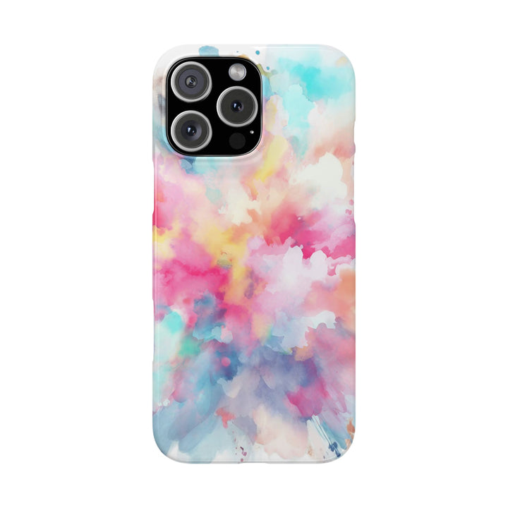 Slim Paint Splash Pink Gift for Her Cute Phone Cases for Iphone 16 Pro Max | iPhone 15 Case | iPhone 15 Pro Max Case, Iphone 14, Iphone 14 Pro Max, Iphone 13 12 11 8 7 - Studio40ParkLane