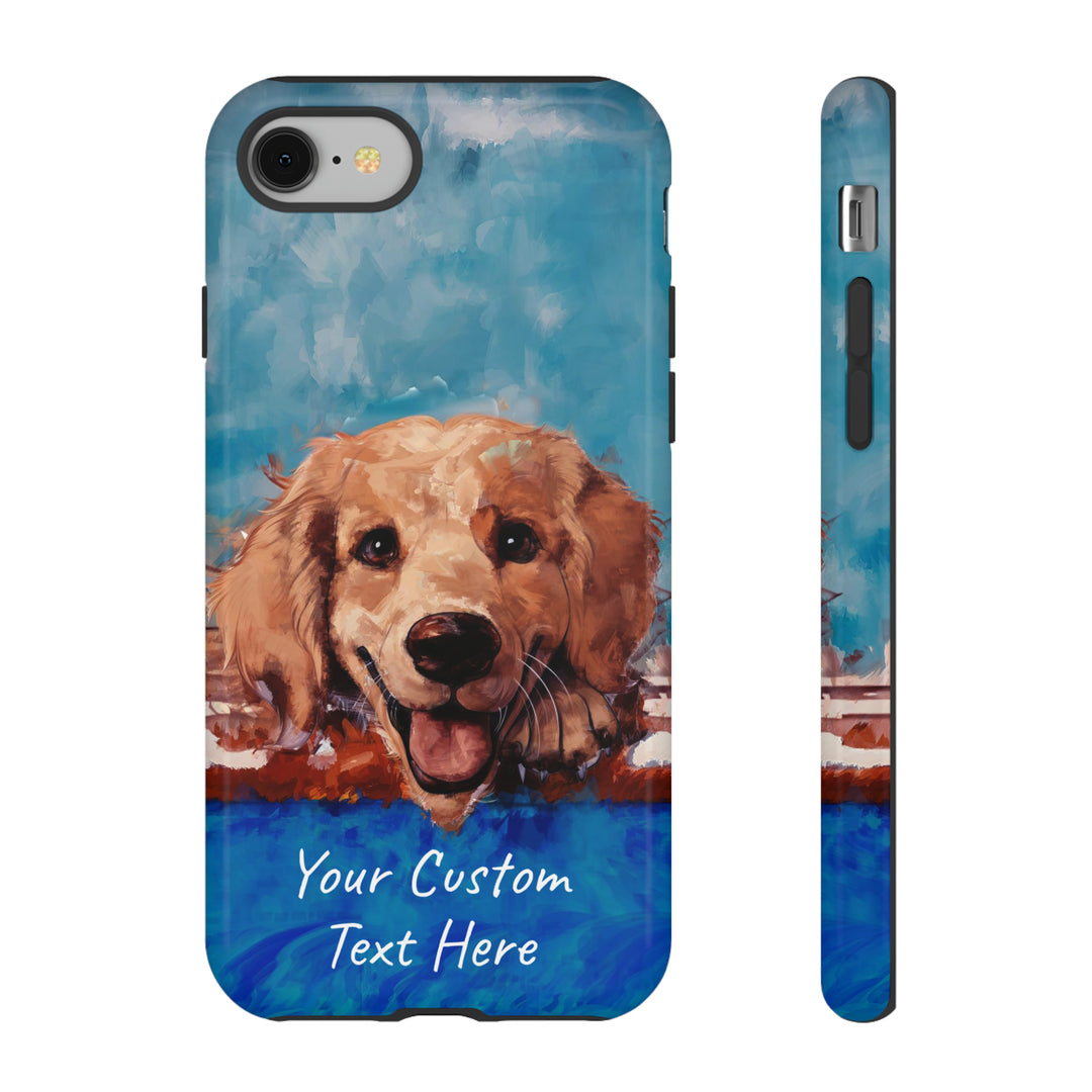 Personalize this Cute IPhone Case | Golden Retriever Dog iPhone Case, iPhone 15 Case | iPhone 15 Case, Iphone 14 Case, Iphone 14 Pro Max Case - Studio40ParkLane