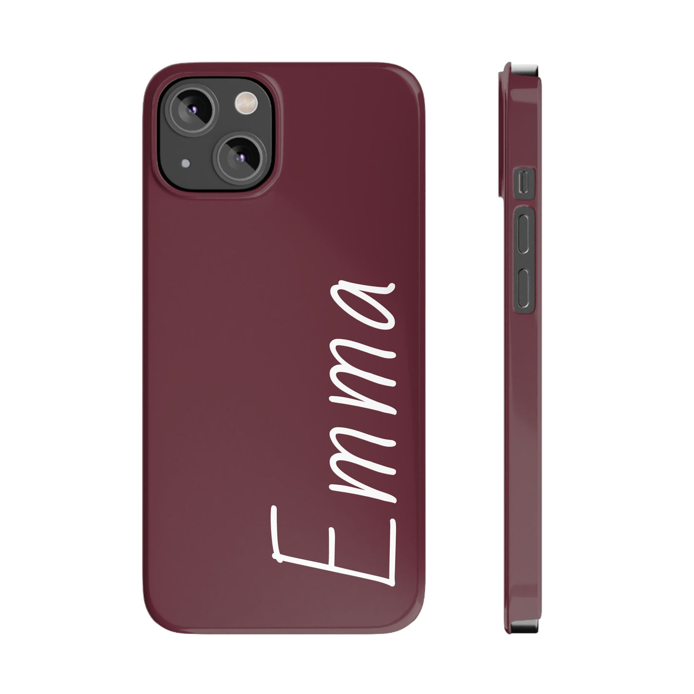 Personalized Initial Name Custom Slim Phone Cases for Iphone 16 Pro Max | iPhone 15 Case | iPhone 15 Pro Max Case, Iphone 14, 13, 12, 11, 10, 8, 7 - Studio40ParkLane