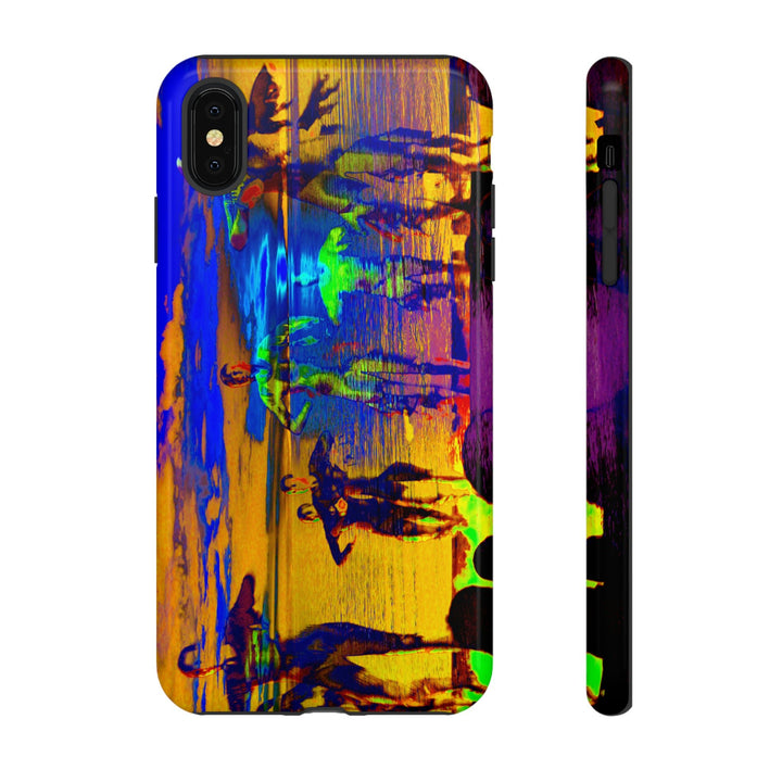 Cute IPhone Case | iPhone 15 Case | iPhone 15 Pro Max Case, Iphone 14 Case, Iphone 14 Pro Max Case IPhone Case for Art Lovers, Sunset Dance Blue Yellow - Studio40ParkLane