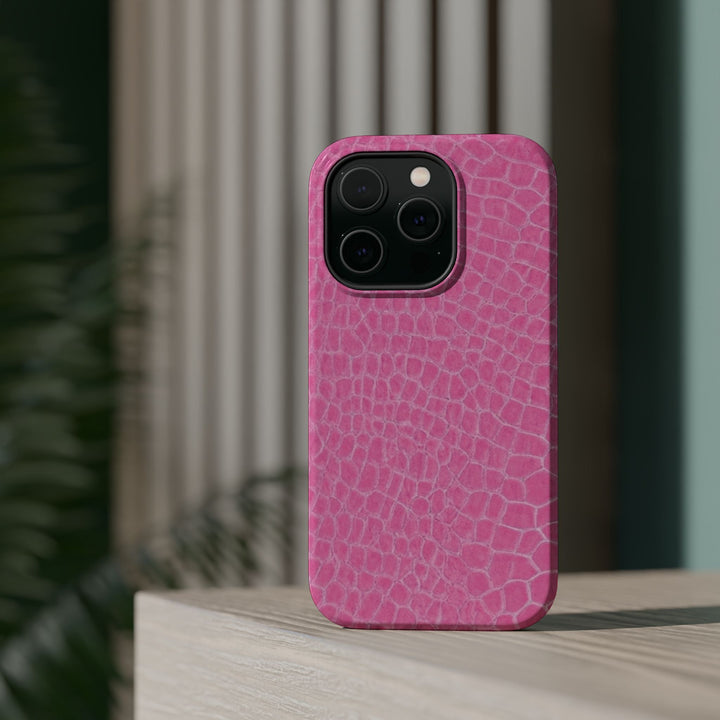 Non Leather Pink Color Pattern Magsafe Cute Phone Case for Iphone Gift for Her, | iPhone 15 Case | iPhone 15 Pro Max Case, Iphone 14, Iphone 14 Pro Max, Iphone 13, Iphone 16 - Studio40ParkLane