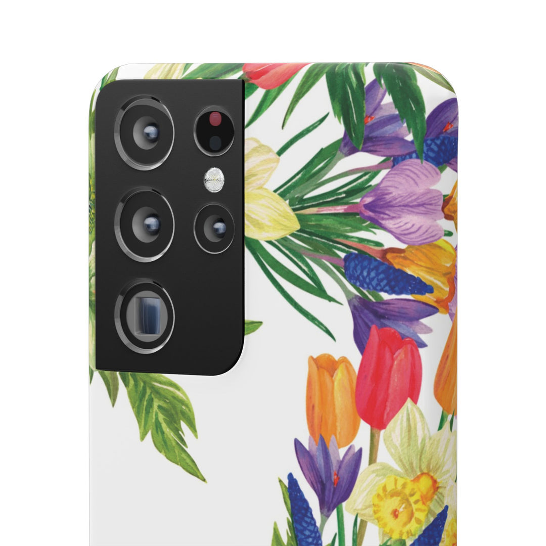 Sleek Snap Spring Summer Flowers Cute Phone Case for iPhone 16 15 14 13 12 11 X Xs Max Xr Pro Plus Samsung Galaxy S24 S23 S22 S21 S20 Ultra