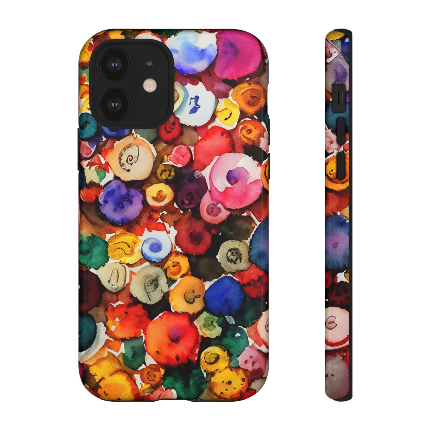 Impact Resistant, Fall Colors Buttons, Cute Phone Cases for Samsung S24, S23, S22, S21, IPhone 15 pro Iphone 14 pro Iphone 13 IPhone 12 Iphone 11