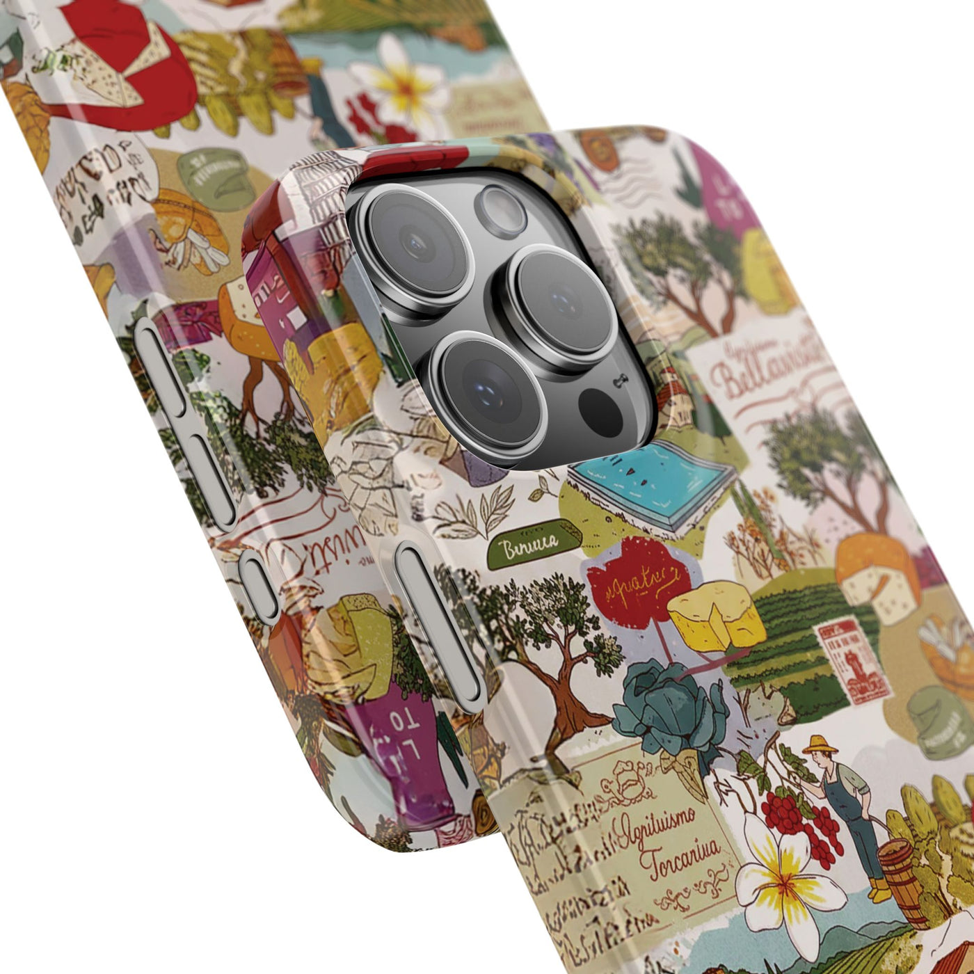 Slim Italy Tuscany Coquette Collage Cute Phone Case for Iphone 17 - | iPhone 16 Pro Max Case | iPhone 15 Case Iphone 14 13 12 11 10 9 8 7 - Studio40ParkLane