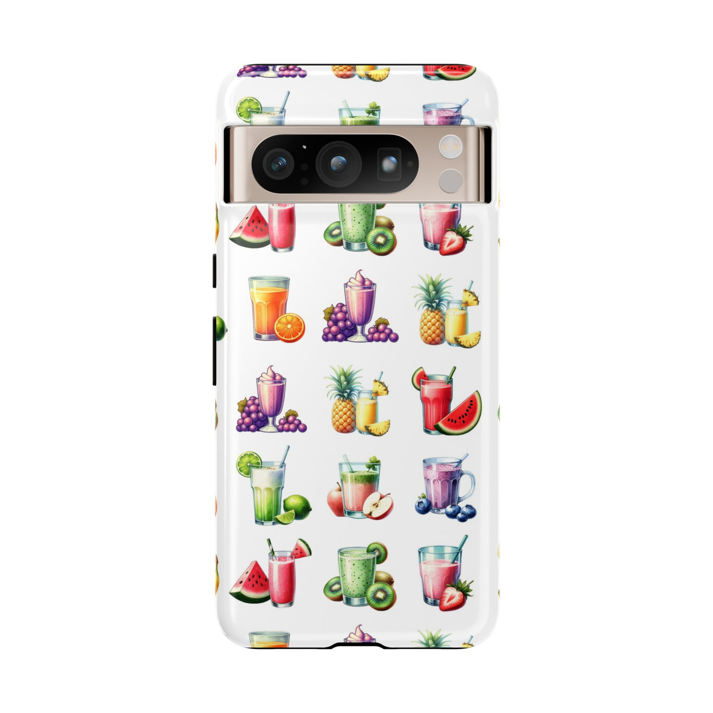 Cute Samsung Case | Cool Iphone Case | Tropical Summer Fruit Cocktail, Samsung S24, S23, S22, S21, IPhone 15 Case | Iphone 14 Case, Iphone 13 Case