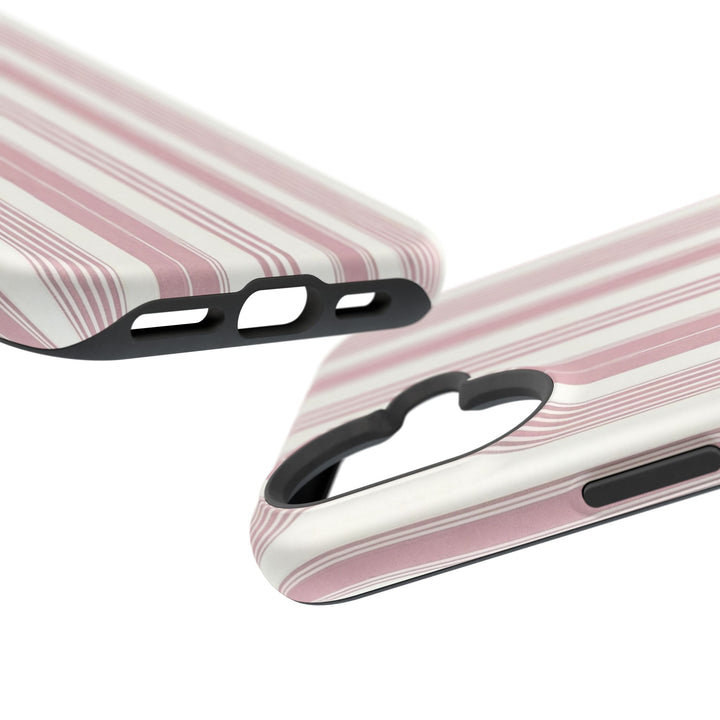 MagSafe Cute Phone Case, Coastal Striped Phone Case for iPhone 17 16 15 14 13 12 Pro Max, Samsung S26 S25 S24 Ultra case - Studio40ParkLane