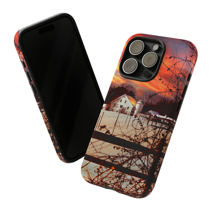 Cool Phone Case | Winter Sunset, For iPhone 15 Case | iPhone 15 Pro Case, Iphone 14 Case, Iphone 14 Pro Max Case, Protective Iphone Case - Studio40ParkLane
