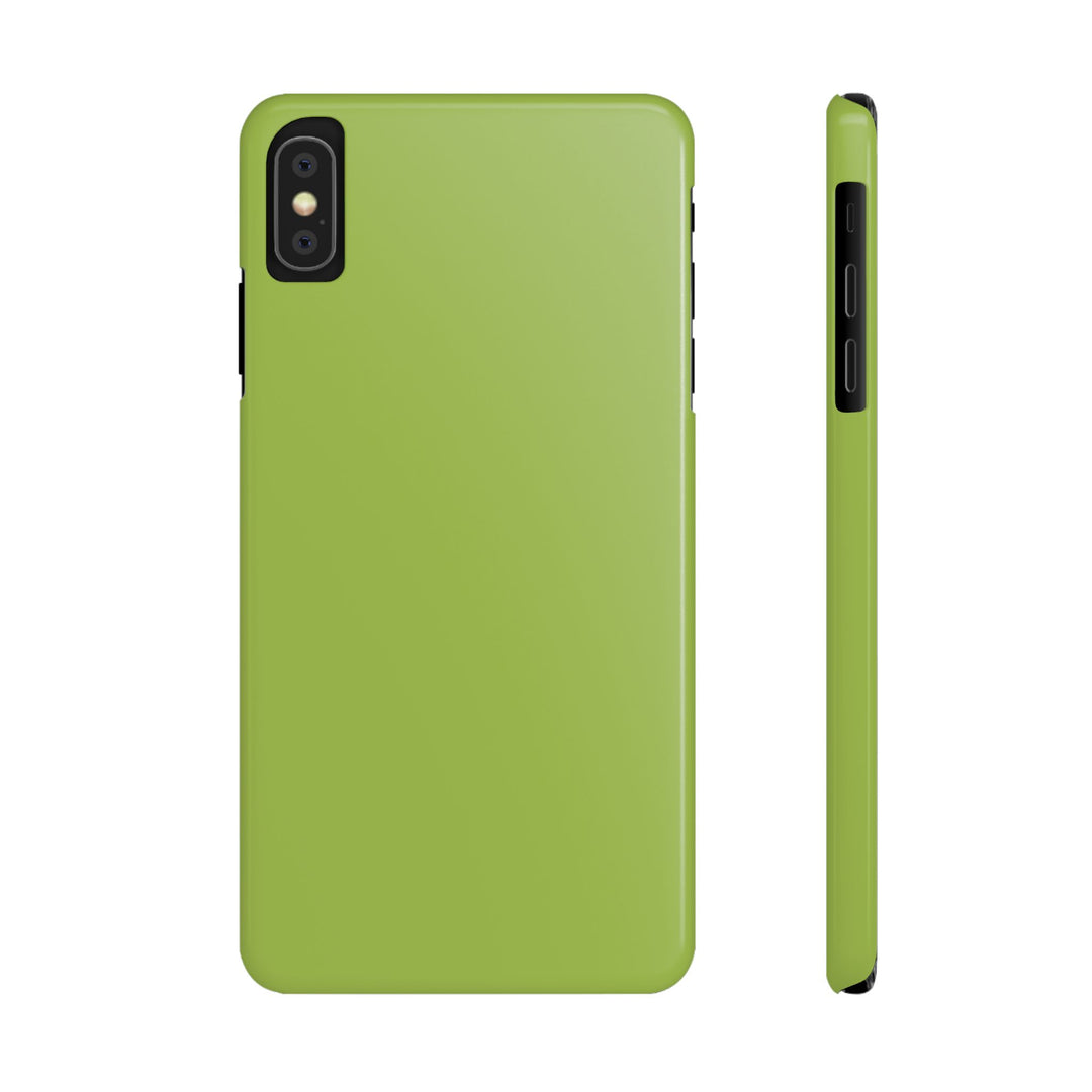 Slim Chartreuse Green Gift for Her Aesthetic Cute Phone Case for Iphone 16 - | iPhone 15 Pro Max Case | iPhone 14 Case 13 12 11 10 9 8 7 - Studio40ParkLane