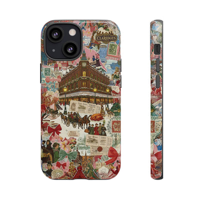 Aesthetic Tough London Coquette Collage Premium Phone Case - For iPhone 17 Pro Max iPhone 16 Pro iPhone 15 Iphone 14 Plus 13 Pro 12 11 10 XR - Studio40ParkLane