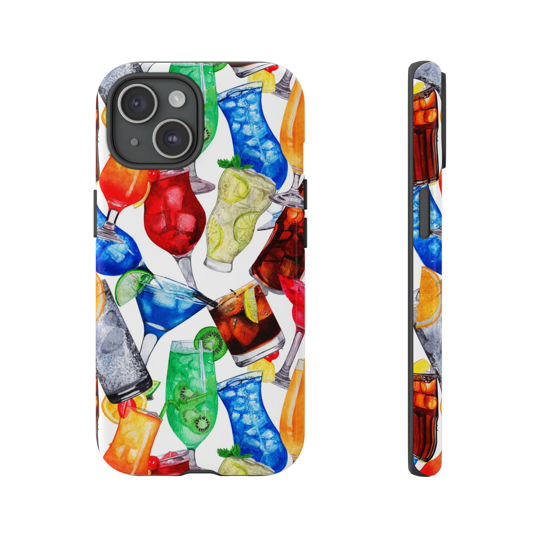 Cute Samsung Case | Cool Iphone Case | Summer Fruit Cocktail, Samsung S24, S23, S22, S21, IPhone 15 Case | Iphone 14 Case, Iphone 13 Case - Studio40ParkLane