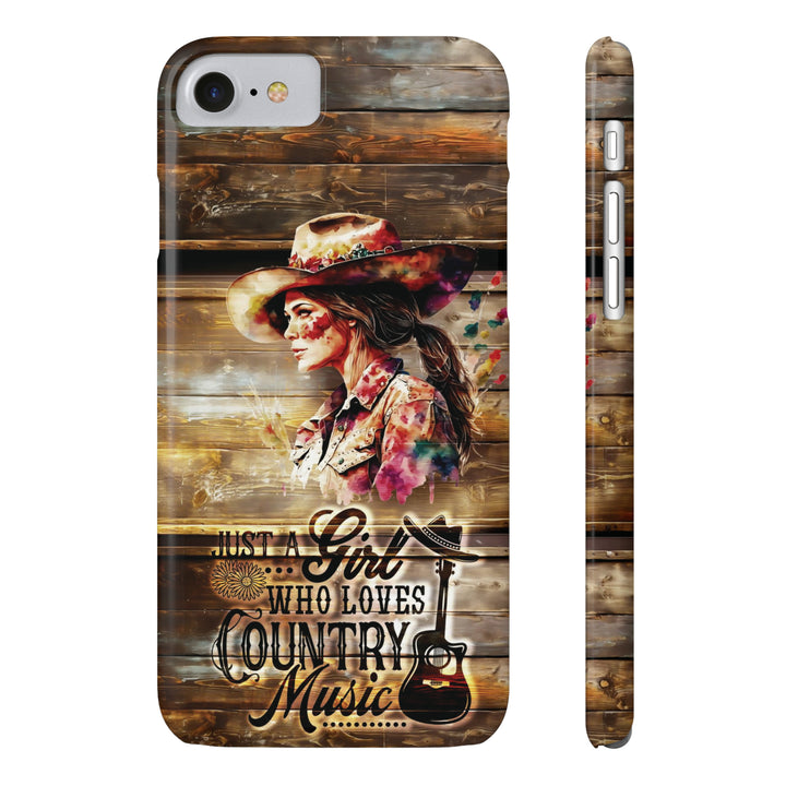 Slim Cute Phone Cases for Iphone - | iPhone 15 Case | iPhone 15 Pro Max Case, Iphone 14 Case, Iphone 14 Pro Max, Iphone 13, Country Music Girl - Studio40ParkLane
