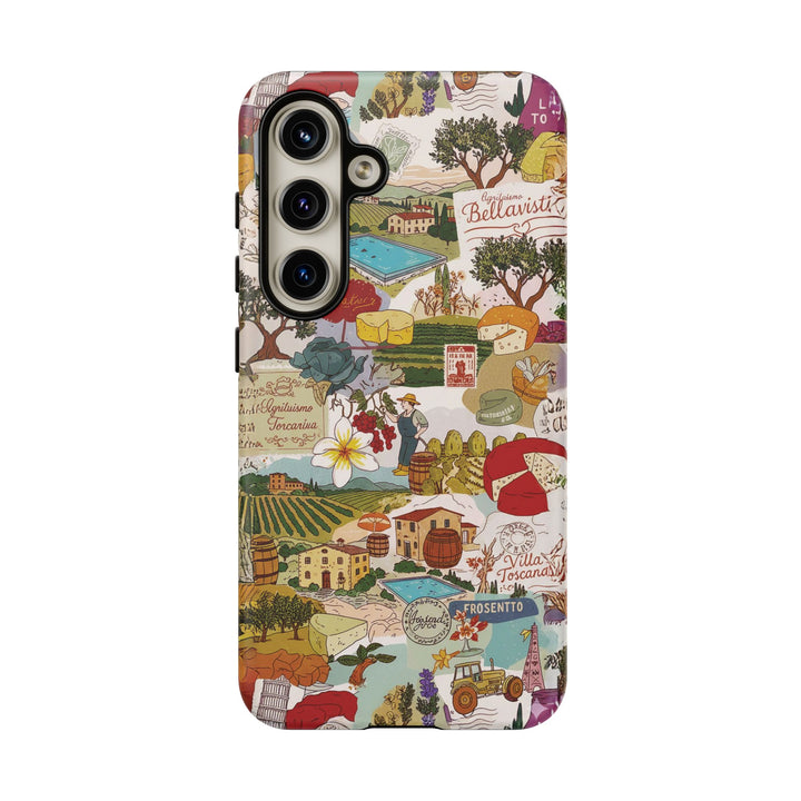Italy Tuscany Coquette Collage Tough Premium Phone Case - For iPhone 17 Pro Max iPhone 16 Pro iPhone 15 Iphone 14 Plus 13 Pro 12 11 10 XR - Studio40ParkLane