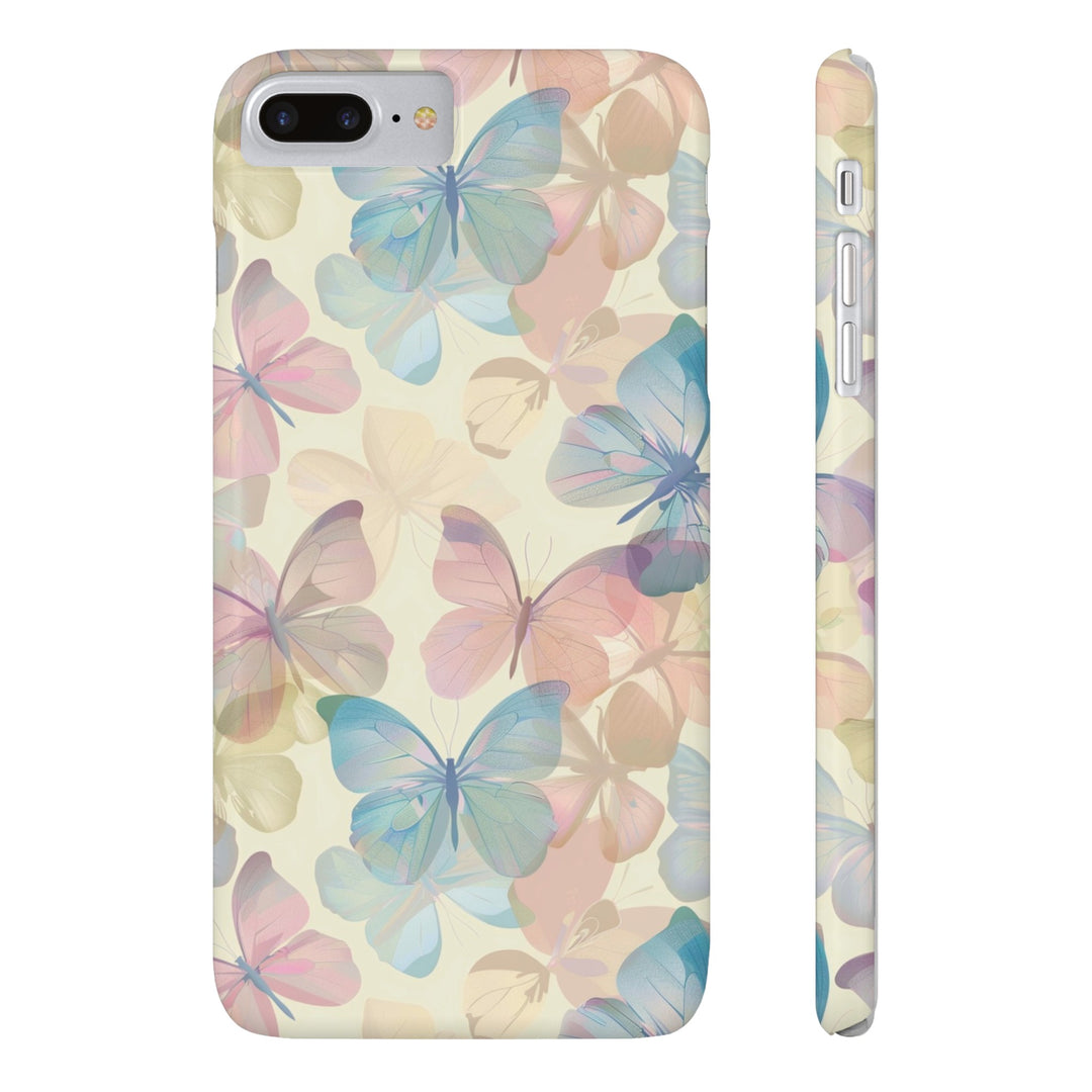 Slim Cute Phone Cases for Iphone - | iPhone 15 Case | iPhone 15 Pro Max Case, Iphone 14 Case, Iphone 14 Pro Max, Iphone 13, Summer Pastel Butterflies - Studio40ParkLane