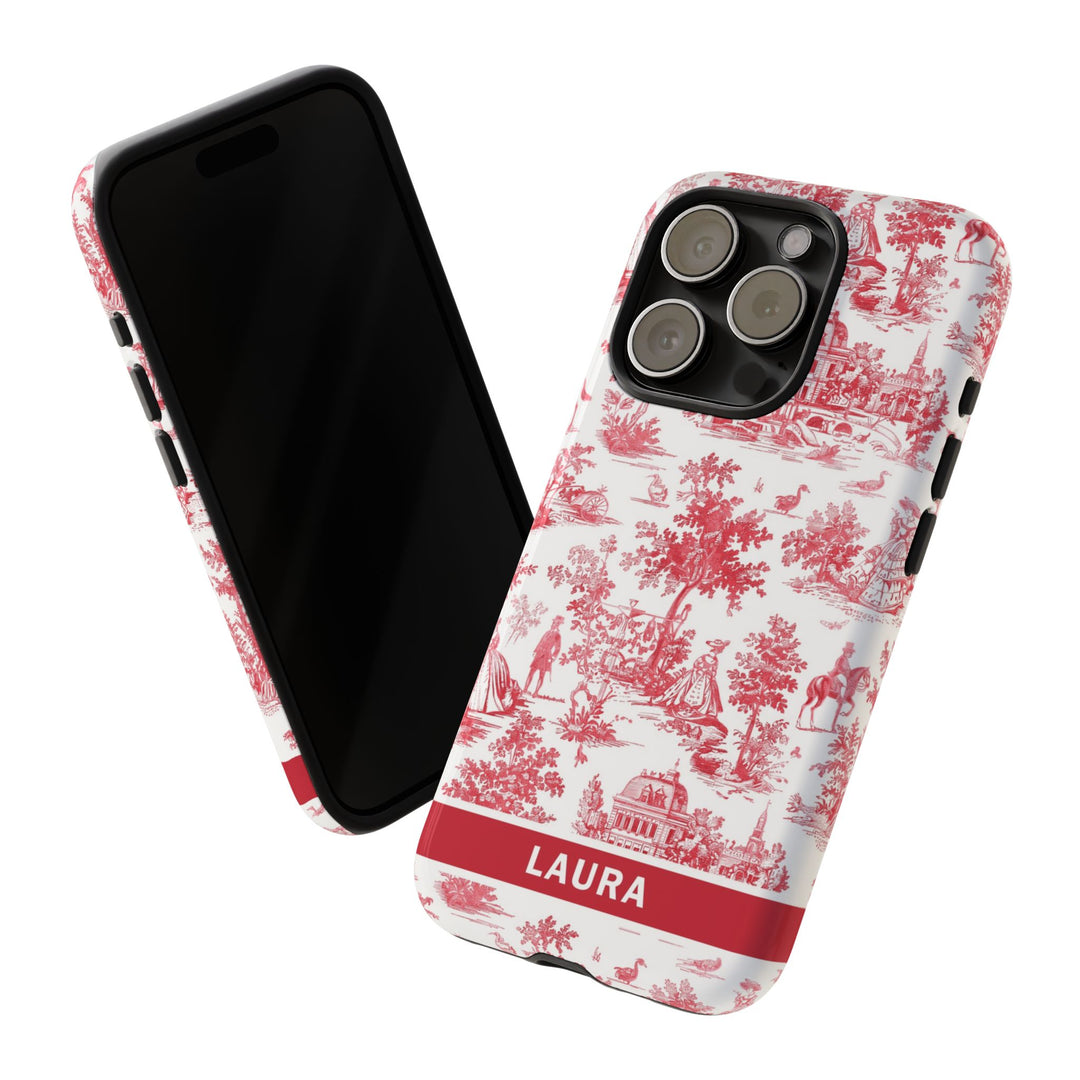 Premium Tough Personalized Initial Custom Gift Cute Phone Cases for Samsung Galaxy S24, S23, S22, S21 Plus, Ultra, Iphone 16, 15, 14 Pro Max - Studio40ParkLane