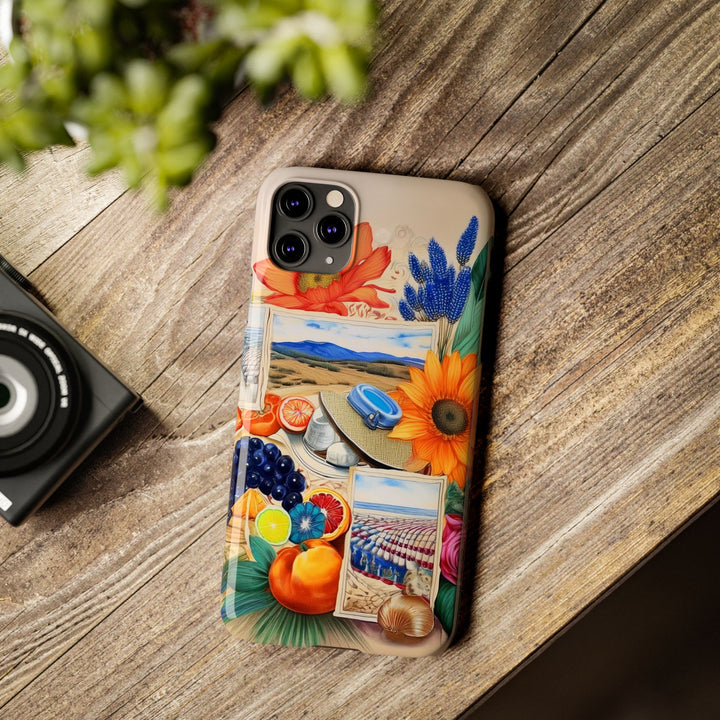 Slim Trendy Fall Coquette Collage Gift for Her Cute Phone Cases for Iphone 16 Cases | iPhone 15 Case | iPhone 15 Pro Max Case, Iphone 14 Case, Iphone 13, Slim - Studio40ParkLane