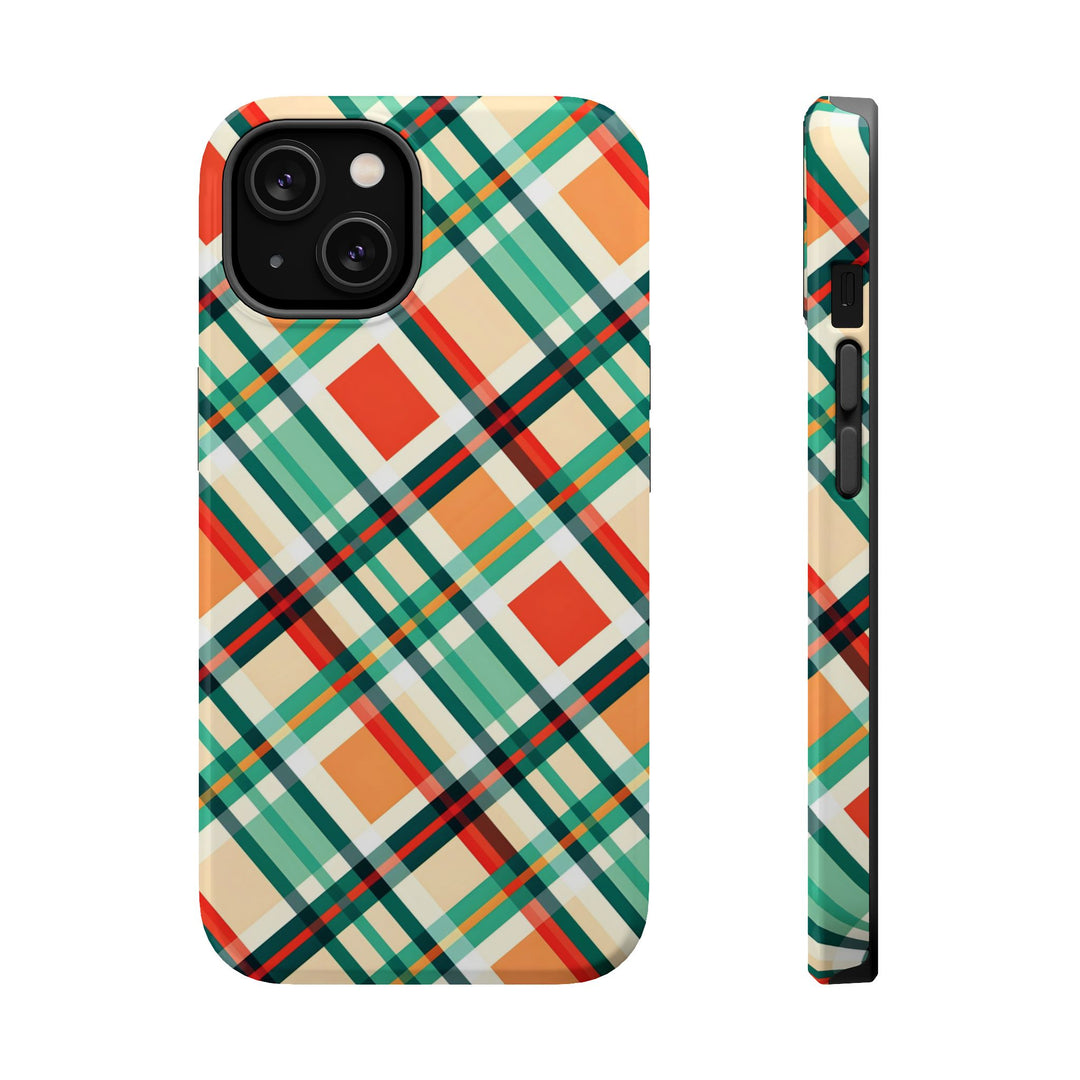 Checkered Plaid Magsafe Gift for Her Cute Phone Case for Iphone, | iPhone 16 | iPhone 15 Pro Max, Iphone 14 Pro Max, 13 12 11 10 9 8 7 - Studio40ParkLane