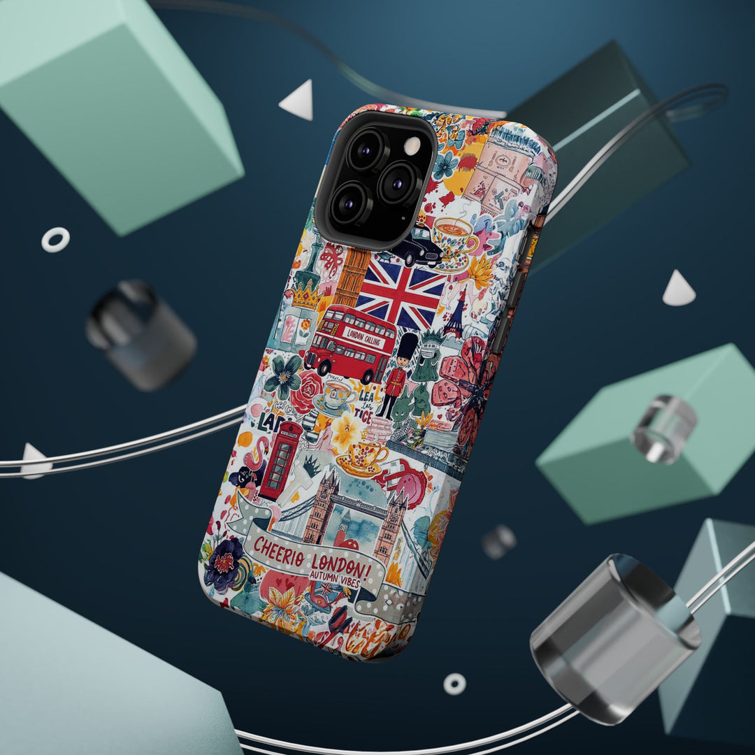 London England Coquette Collage Tough Magsafe Cute Phone Cases for Iphone | iPhone 17 Pro Max Case, Iphone 16, Iphone 15 14 13 12 11 10 9 - Studio40ParkLane