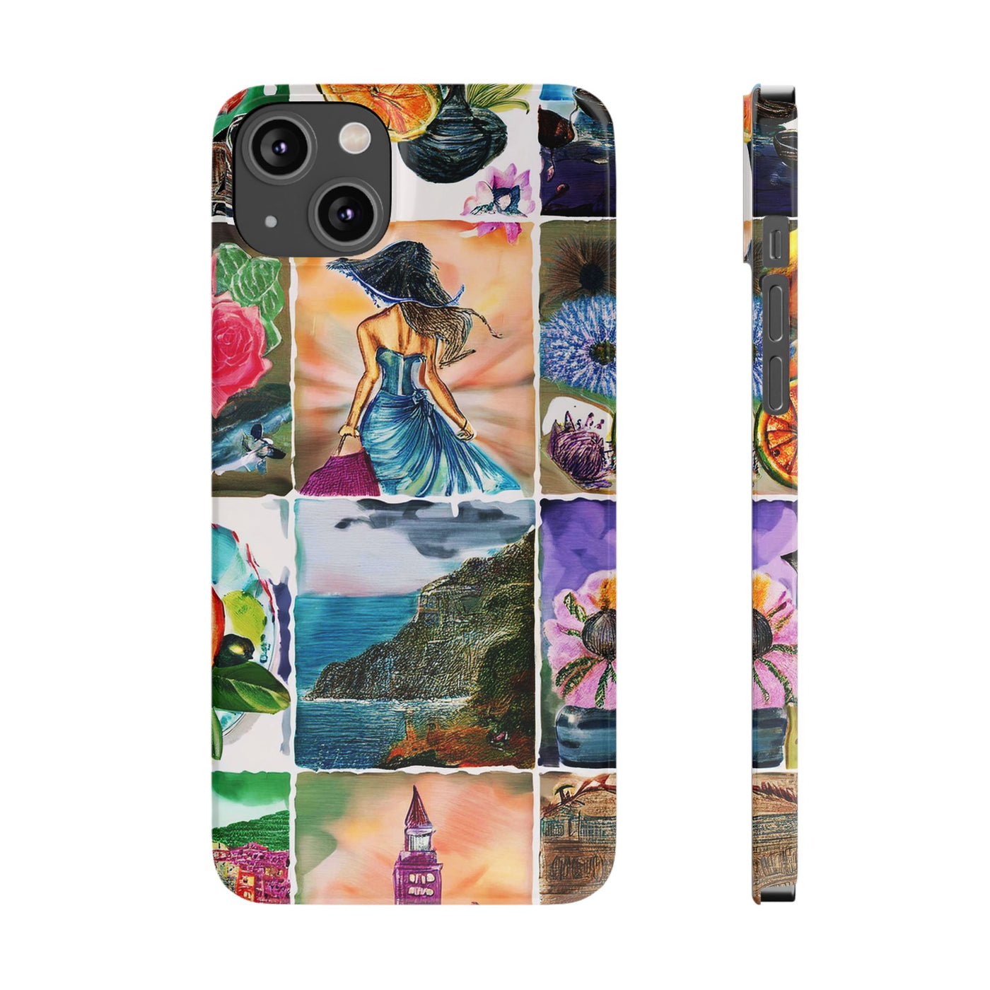 Travel Coquette Collage Slim Cute Phone Cases for Iphone  | iPhone 15 Case | iPhone 15 Pro Max Case, Iphone 14, Iphone 14 Pro Max, Iphone 13