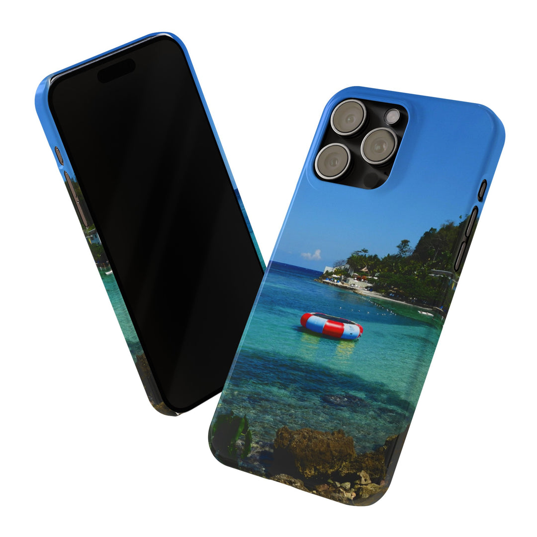Slim Cute Phone Cases for Iphone - | iPhone 15 Case | iPhone 15 Pro Max Case, Iphone 14 Case, Iphone 14 Pro Max, Iphone 13, Summer Jamaica Beach - Studio40ParkLane