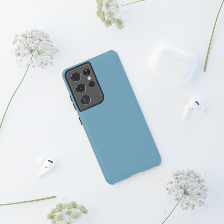 Premium Tough Sky Baby Blue Gift for Her Cute Phone Cases for Samsung S25 S24, S23, S22, S21, Iphone, 16, 15, 14, 13 Pro Max Ultra - Studio40ParkLane